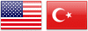 USDTRY Currency pair flag