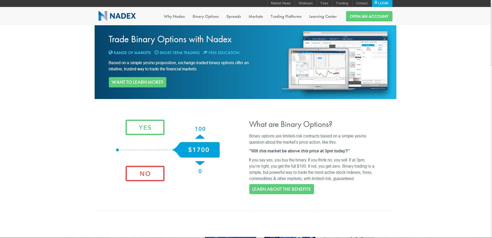 Binary options brokers safe for us nadex cantor exchange